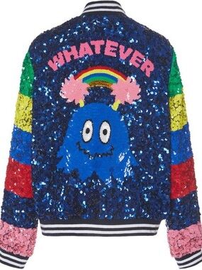 MIRA MIKATI sequin monster jacket $1850 msrp size 4